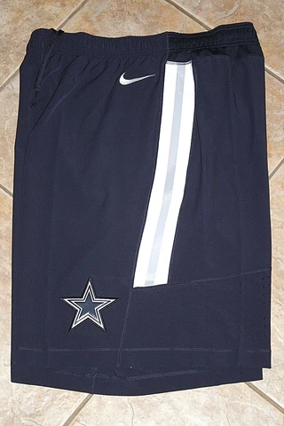 NEW NIKE Dallas Cowboys ON FIELD Dri-Fit Shorts Mens 2XL Navy Blue RARE!! Cover