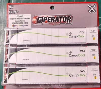 SXT10099 Scaletrains Canadian National CargoCool 53' Reefer Containers - Image 1 of 4