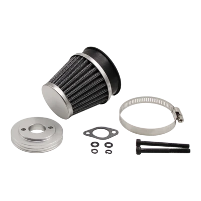 Metal Airfilter Kits with Adaptor-Carbon for 1/5 RC HPI BAJA Rovan KM 5B 5T 5SC - Image 1 of 4