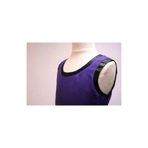 NICOLE MILLER NWT Girls Sleeveless Crepe Dress Grape & Black Sz L (12) - Picture 1 of 7