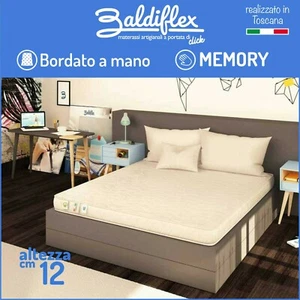 Baldiflex Colchón Fácil Aloe Small Espuma Viscoelástica Alto 12CM - 100% Italia - Imagen 1 de 11