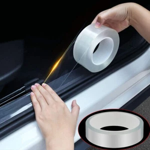 Car Anti-collision Strips Tape Scratchproof Car Threshold Film Door Edge Sticker - Imagen 1 de 13