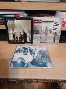 Lot Of 3 Oasis Import CD Singles Sunday Times Wonderwall Cigs & Alcohol no postr - Picture 1 of 14