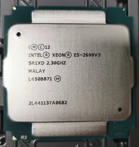 Intel XEON E5-2699V3 CPU LGA2011-3 compatiabe with X99 motherboard 18 cores 145W