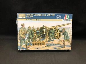 Italeri Cannone Italiano da 149/40 con Equipaggio WWII 1:72 SC Plastica Model Kit 6165 - Foto 1 di 7