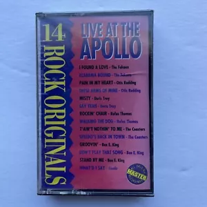 Live at the Apollo Ray Charles, Coasters, Falcons, Otis+ FACTORY SEALED Cassette - Picture 1 of 3