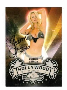 Scheda autografa Benchwarmer Hollywood Show 2015 Aubrie Lemon - Foto 1 di 1