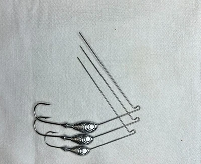 SpinnerBait Heads Unpainted R-Loop 1/4, 3/8, 1/2 oz - FREE SHIPPING - Image 1 of 4