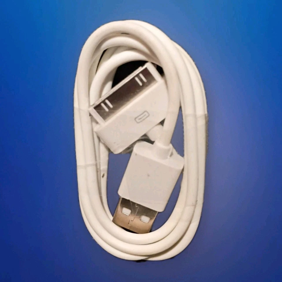 USB Data Sync Cable Cord Charger iPhone 4 4G 4S 3GS iPod Nano Touch 4G US Seller - Image 1 of 1