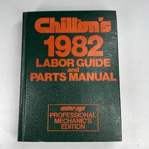 Chilton's 1982 Labor and Part Guide Shop Manual Professional Mechanic's Edition - Picture 1 of 10