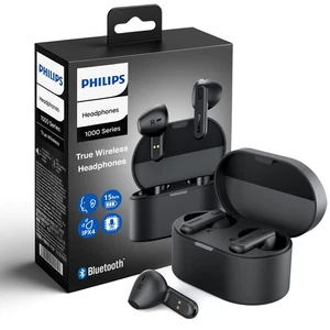 Philips TAT1138 True Wireless Auriculares Micrófono Cancelación de Ruido IPX4 Negro - Imagen 1 de 3