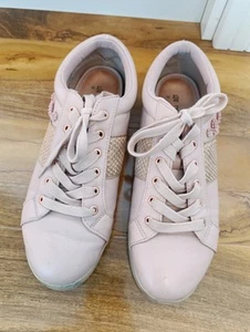 Next Trainers Shoes Salmon Pink Size UK6.5 EU 40 Pre-owned - Picture 1 of 12