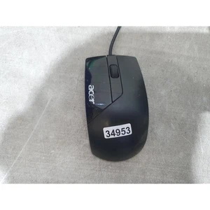 Acer M-SBR-ACR2 Optical Mouse Black PS/2 Wired Scroll Wheel 3-Button for Desktop - Picture 1 of 11