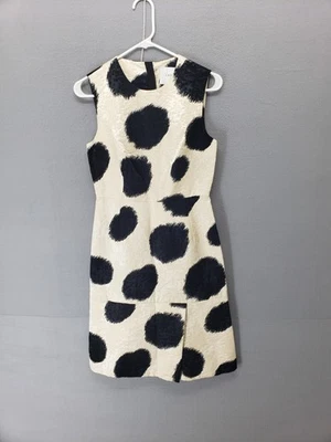 L.K. Vestido Bennett para mujer 4 lunares mezcla seda sin mangas funda trabajo carrera Foto 1 de 4