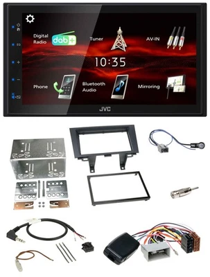 JVC USB Bluetooth Lenkrad DAB 2DIN Autoradio für Honda CRV 2006-2012 - Bild 1 von 4