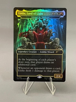 Eddie, Lord of Light - Nekusar, the Mindrazer (Rainbow Foil) SLD 2184 Near Mint - Image 1 of 4