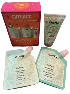 Juego de prueba de reparación de fuerza Amika The Kure para cabello - Imagen 1 de 1