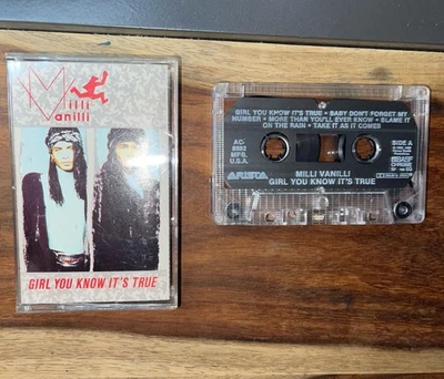 Milli Vanilli Girl You Know Its True Cassette Tape Arista Vintage 1989 - Image 1 of 4