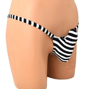 Mens thong bulge pouch MicroMini Gestreift Size:S-M(4055) - Bild 1 von 5