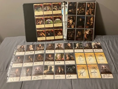 2014 Cryptozoic EL HOBBIT: UN VIAJE INESPERADO MAESTRO SET 28 tarjetas autógrafas Foto 1 de 4