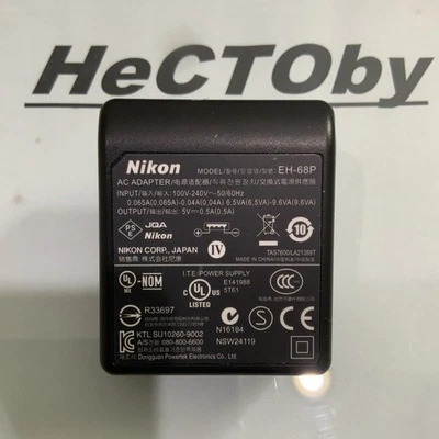Cargador adaptador de CA genuino Nikon EH-68P para Nikon COOLPIX S4000 S6000 S8000 Foto 1 de 4