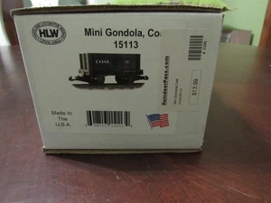 HARTLAND LOCOMOTIVE WORKS G SCALE #15113 MINI GONDOLA - MIB - Picture 1 of 7