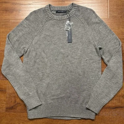 Michael Stars вязаный свитер S серый негабаритный бойфренд подходит Crewneck комфорт города - Изображение 1 из 4