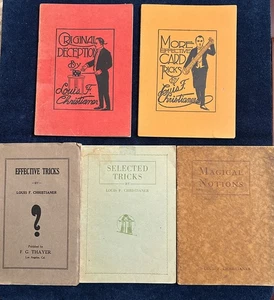 Louis F. Christianer Collezione di 5 libri -1919-1923 - Foto 1 di 5