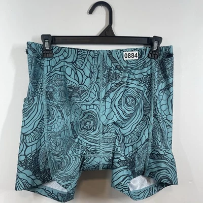 Pearl Izumi Cycling Shorts Women XL Padded Green Blue Floral Bicycle Racing Bike - Image 1 of 4