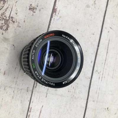 Toyo Optics Tou/Five Star MC Auto Zoom 28-75mm Lens W/ Caps NICE - Image 1 of 4