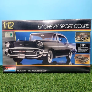 1986 Monogram 1/12 Scale 3 'N 1 - 57 Chevy Sport Coupe Model Kit (98% Sealed) - Picture 1 of 20