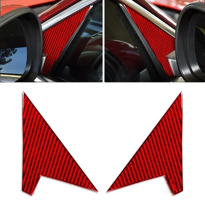 2X Espejo retrovisor panel pilar A moldura para Alfa Romeo Giulia 2017-2024 Foto 1 de 4