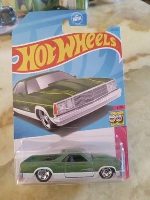Hot Wheels '80 El Camino Verde Diecast Escala 1/64 Serie Años 80 #3 Coches Juguetes Foto 1 de 4