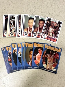 1991-92 & 1993-94 UVA Virginia Cavaliers Men’s Basketball Team Set Cards - Picture 1 of 23
