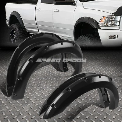 [4PCS]FOR 99-07 FORD F250-F550 SUPER DUTY ABS POCKET-RIVETED WHEEL FENDER FLARES — 第 1/4 张图片