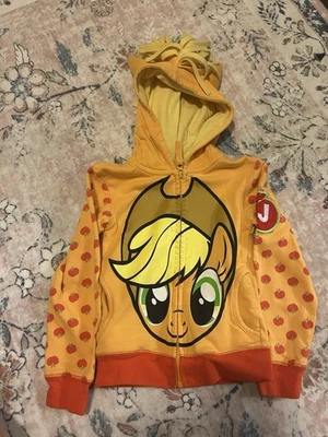 Chaqueta con cremallera amarilla My Little Pony para niños pequeños con melena Foto 1 de 2