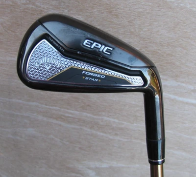 MINT BLACK CALLAWAY EPIC STAR FORGED 7 IRON ONLY SENIOR FLEX GRAPHITE SHAFT RH - Image 1 of 4