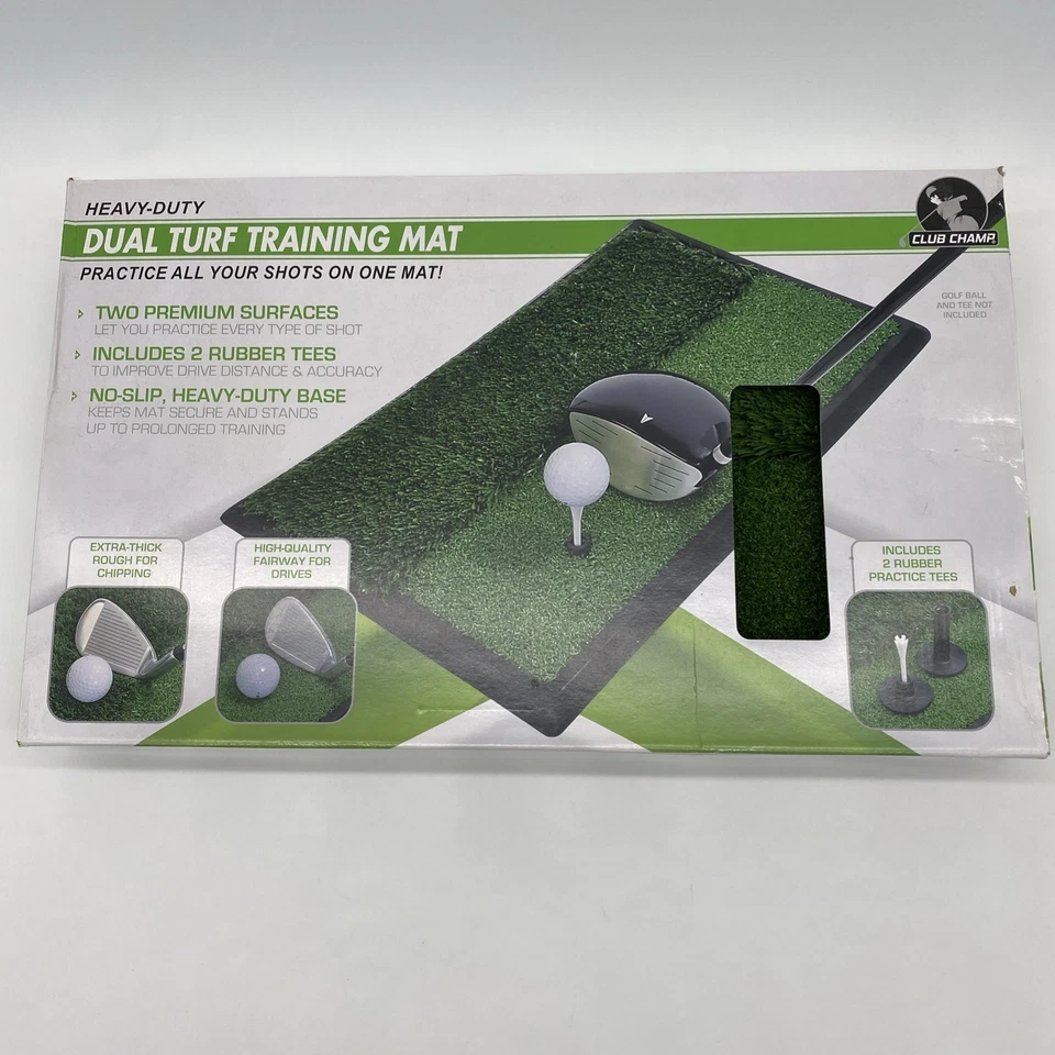 Nueva alfombrilla de práctica de doble altura JEF World of Golf 1' X 2' Foto 1 de 3