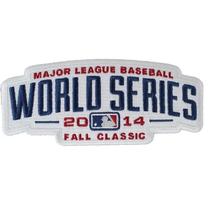 Camiseta con logotipo de la Serie Mundial MLB 2014 de los Reales de Kansas City parche emblema de los Gigantes Foto 1 de 2