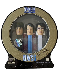 Dispensador Elvis Presley Pez 2007 ¡Juego de coleccionista con CD de música edición limitada! - Imagen 1 de 7