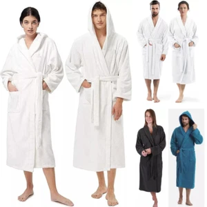 Unisex Schal, Kapuze, Kimono 100 % Baumwolle Frottee Handtuch Bademantel Ankleid - Bild 1 von 16
