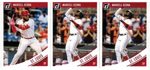 Marcell Ozuna STL 2018 Donruss Baseball Variation #134 Immagine SP Stampa corta - Foto 1 di 3