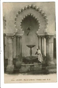 CPA -Carte Postale-Algérie-Alger Rue de la Marine Fontaine Arabe  -VM17608 - Picture 1 of 2