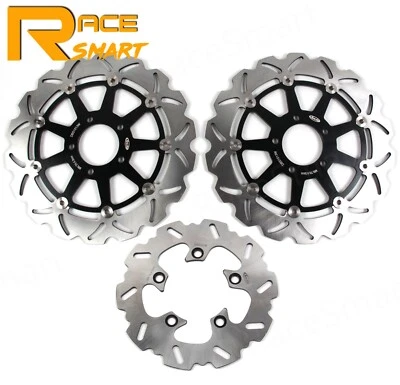 Front Rear Brake Rotors For Suzuki GSXR600 GSXR750 1997-2003 GSXR 1000 2001 2002 - Image 1 of 4