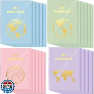 Lincia 48 Pezzi Quaderno Passaporto Vuoto Libro Passaporto Falso Diario di Viaggio Libro - Foto 1 di 4