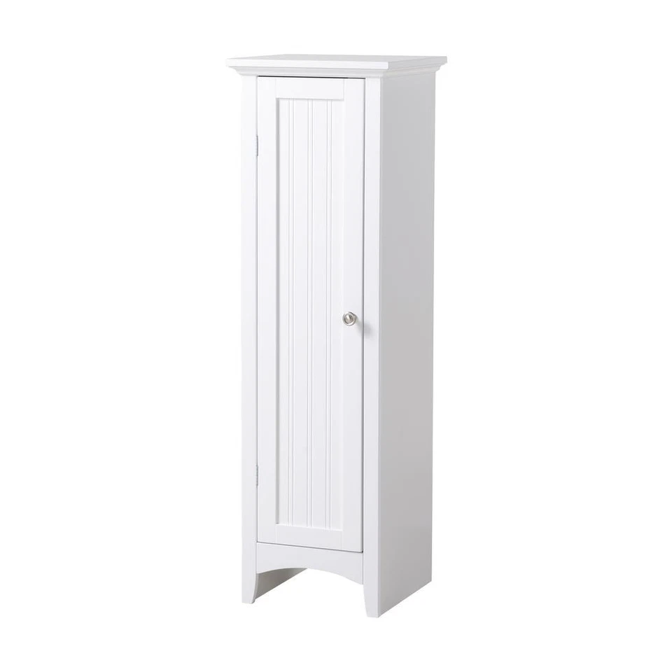 American Furniture Classics OS Home One Door Kitchen Storage Pantry White