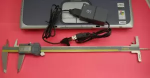 iGaging absolute digital caliper 12" & USB/SPC data cable optional depth gauge - Picture 1 of 3
