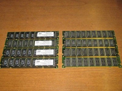 GENUINE IBM SERVER P SERIES 1.024GB ( x8 ) 128MB 16MX72 10NS RAM MEMORY 20H1565  - Image 1 of 2