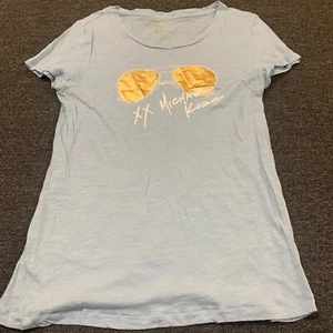 T-shirt grafica occhiali da sole Michael Kors DONNA manica corta - taglia L blu - Foto 1 di 6