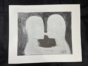 Vintage Chris Knox 1993 "Wishing" Black and White Print - Picture 1 of 7